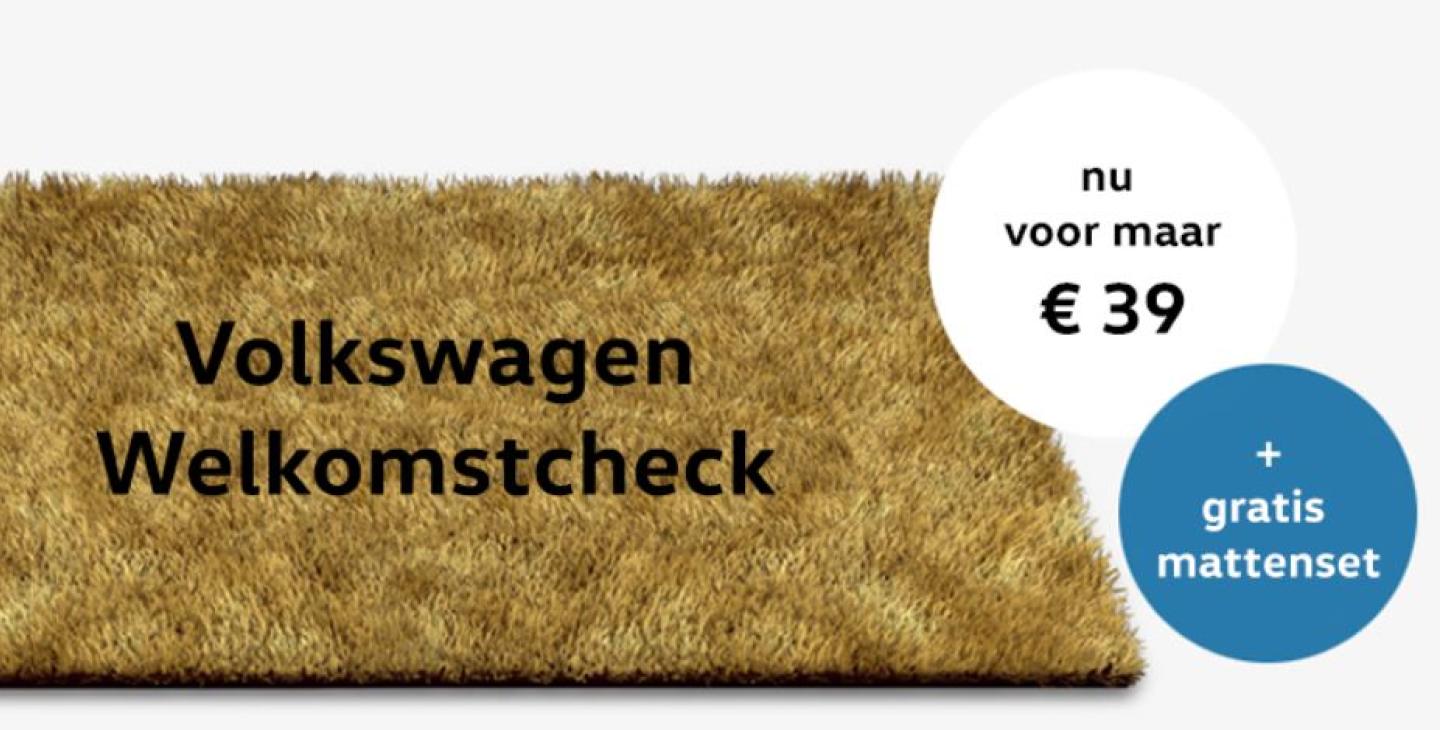 Welkomstcheck